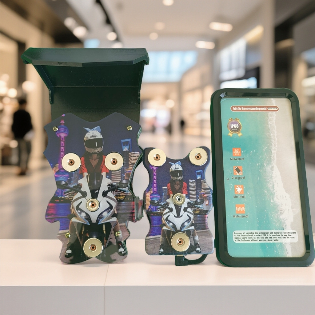 超级快充磁吸手机支架外卖专用电动车手机支架