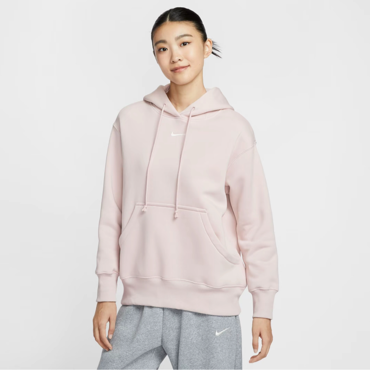 【滔搏联动】NIKE耐克女子 宽松套头连帽加薄绒卫衣DQ5861-667