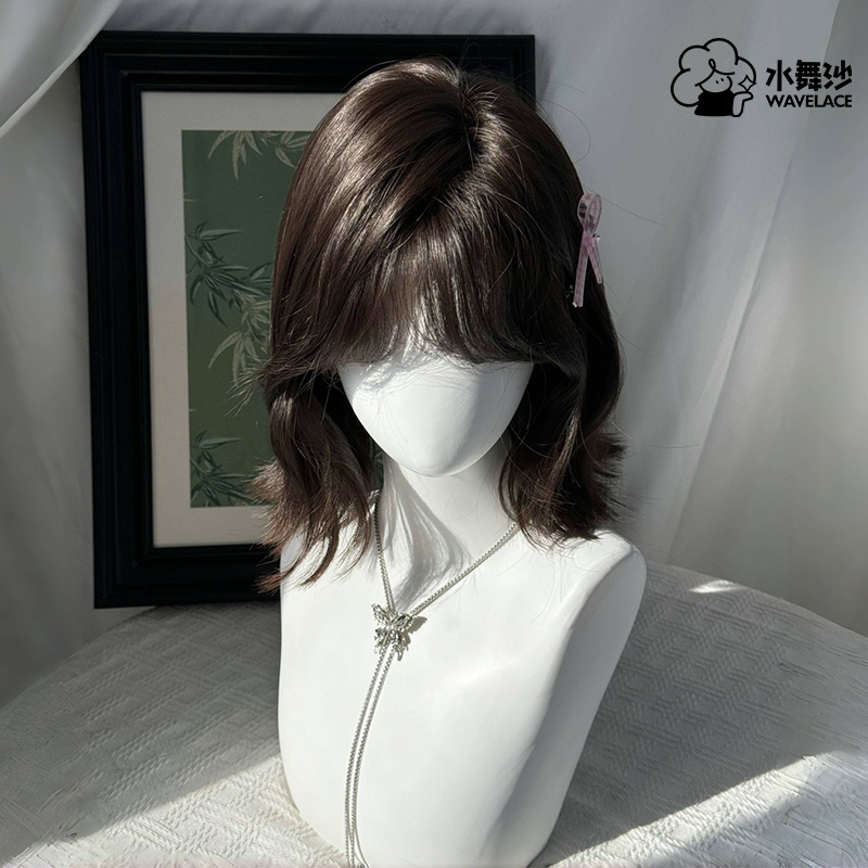 【韩漫女高】水舞沙外翻翘翘卷短发韩系wendy同款时尚减龄全头套