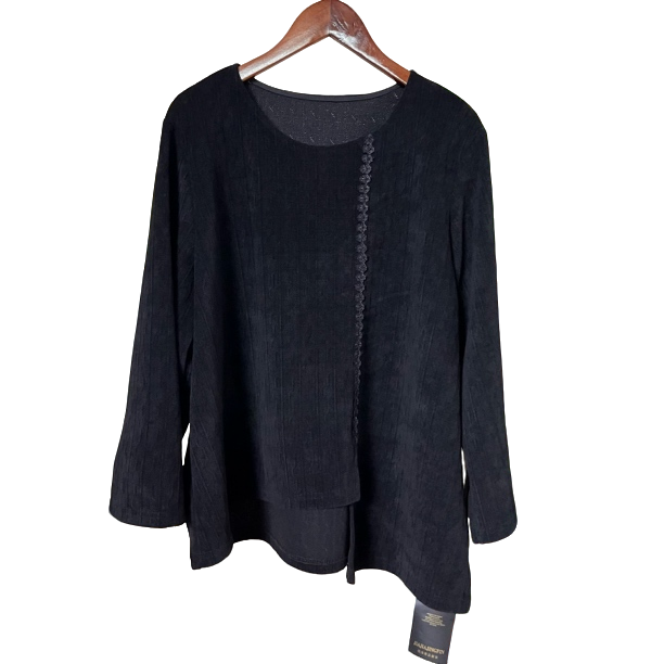 【佳佳】156不规则秋冬气质百搭打底加厚雪尼尔长袖上衣显瘦针织