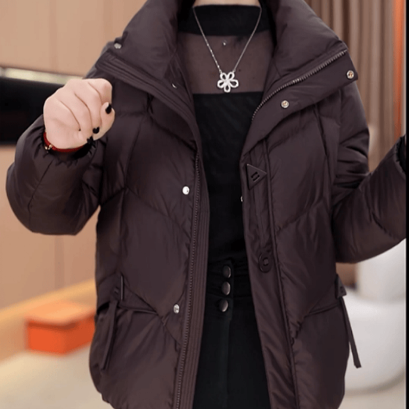 C319【羽绒服】2025冬季新款时尚气质百搭休闲保暖加厚羽绒服外套