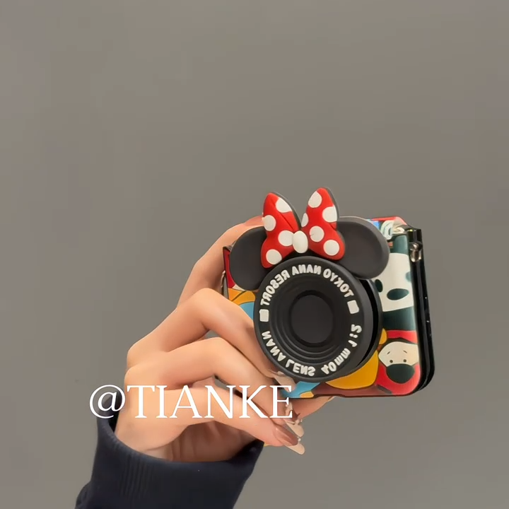 适用华为purax手机壳purax典藏版卡通可爱动物园磁吸支架斜跨挂绳