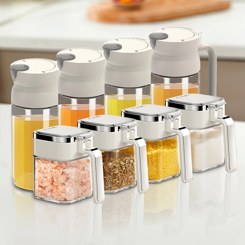 优勤玻璃油壶厨房家用油瓶大容量装油容器油壸酱油调料防漏油罐壶