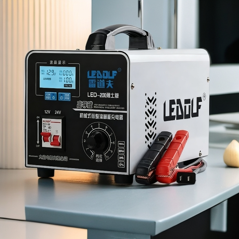 雷道夫汽车电瓶充电器纯铜大功率12伏24伏大电瓶充满自停工厂直发