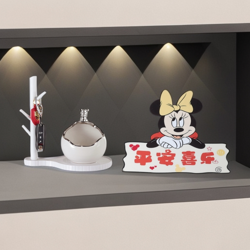 入户门口玄关挂钥匙收纳摆件轻奢高档鞋柜客厅乔迁新居装饰品礼品