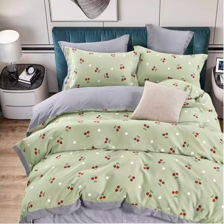 双单人被套斜纹磨毛柔软透气简约学生宿舍家用四季通用