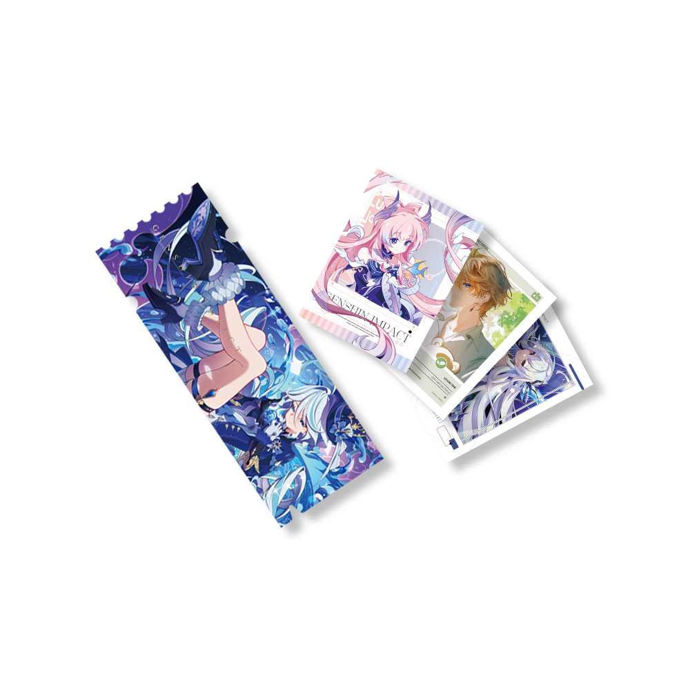 【双十二浮浮】原神同人卡片周边原神撕撕乐卡牌 盲盒潮玩 一弹原神