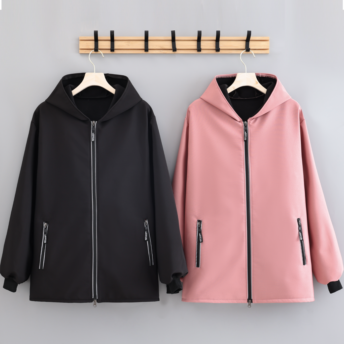 舒适长袖防水御寒锁温围裙抗风耐穿保暖罩衣可定制logo工作服印字