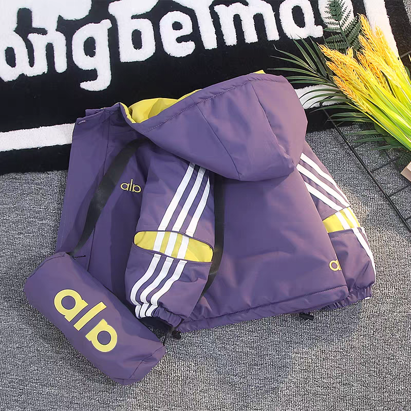 男童加绒棉衣外套2025新款儿童派克服中小童帅气棉衣冲锋衣时髦潮