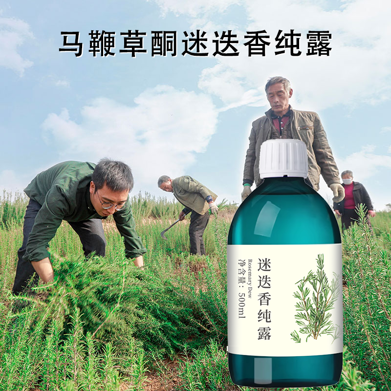 马鞭草酮迷迭香纯露闭口粉刺痘痘油皮毛孔湿敷水500ML