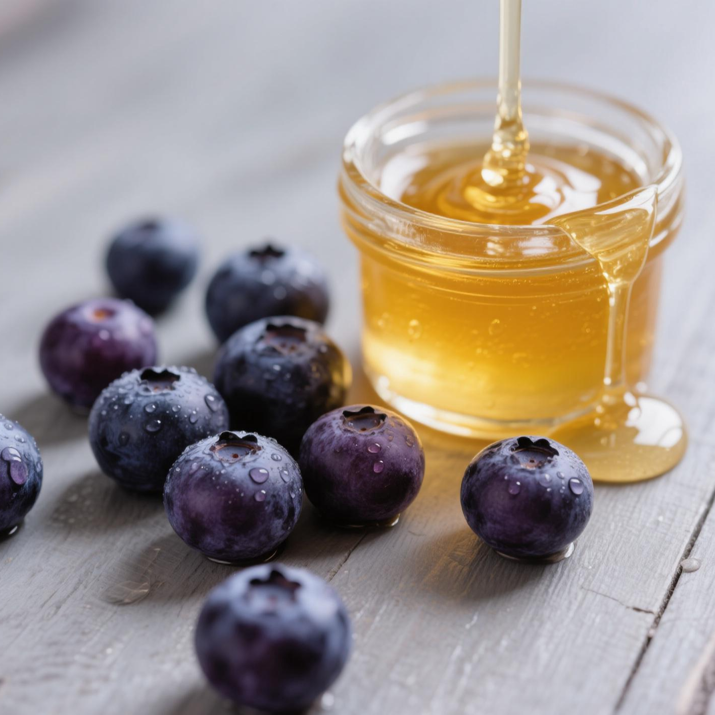 蓝莓基地蜜蜂蜂蜜