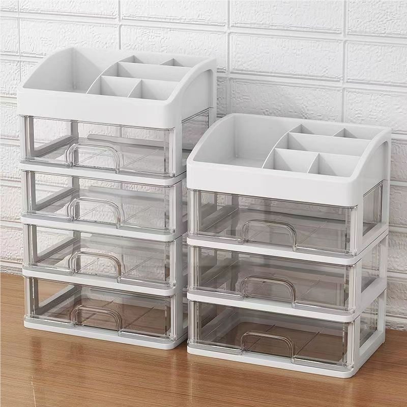 化妆品收纳盒收纳架梳妆台置物架桌面卫生间洗漱台护肤整理柜新款