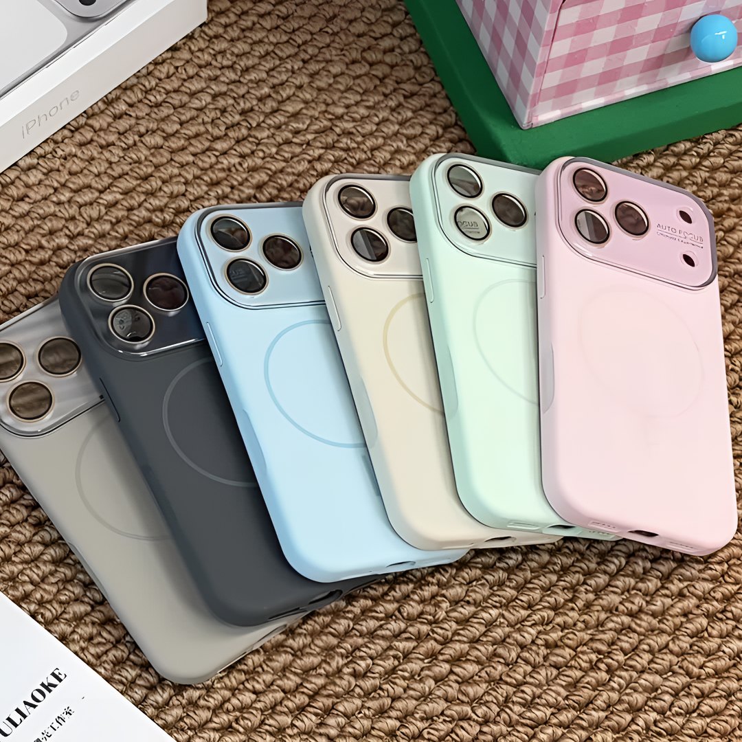 磁吸镜头膜液态硅胶一体ai拍照按键适用苹果iPhone17promax手机壳