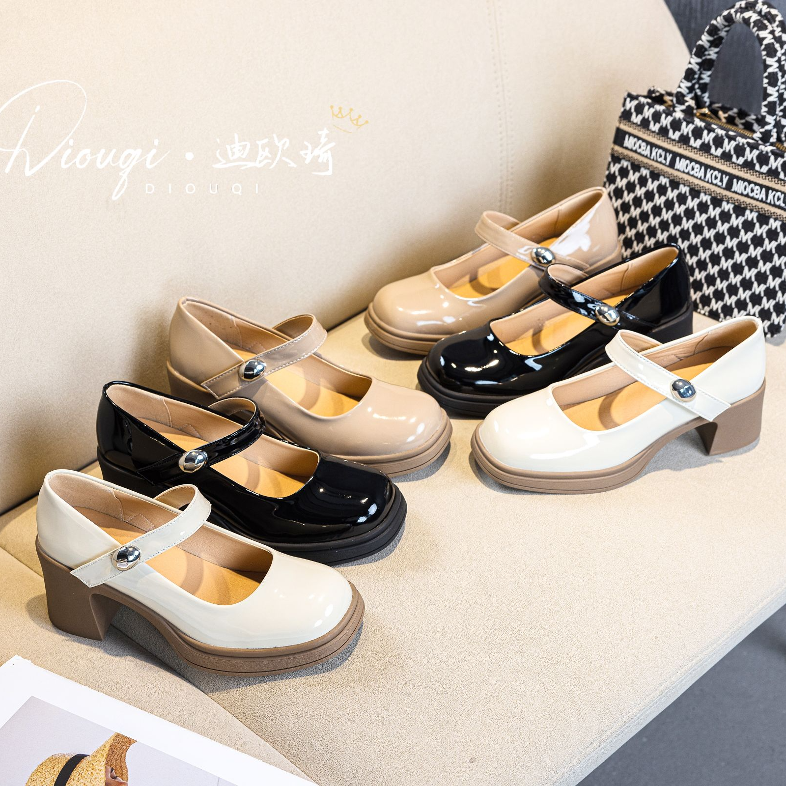 2025春季新款玛丽珍鞋舒适增高软底软面春夏单鞋