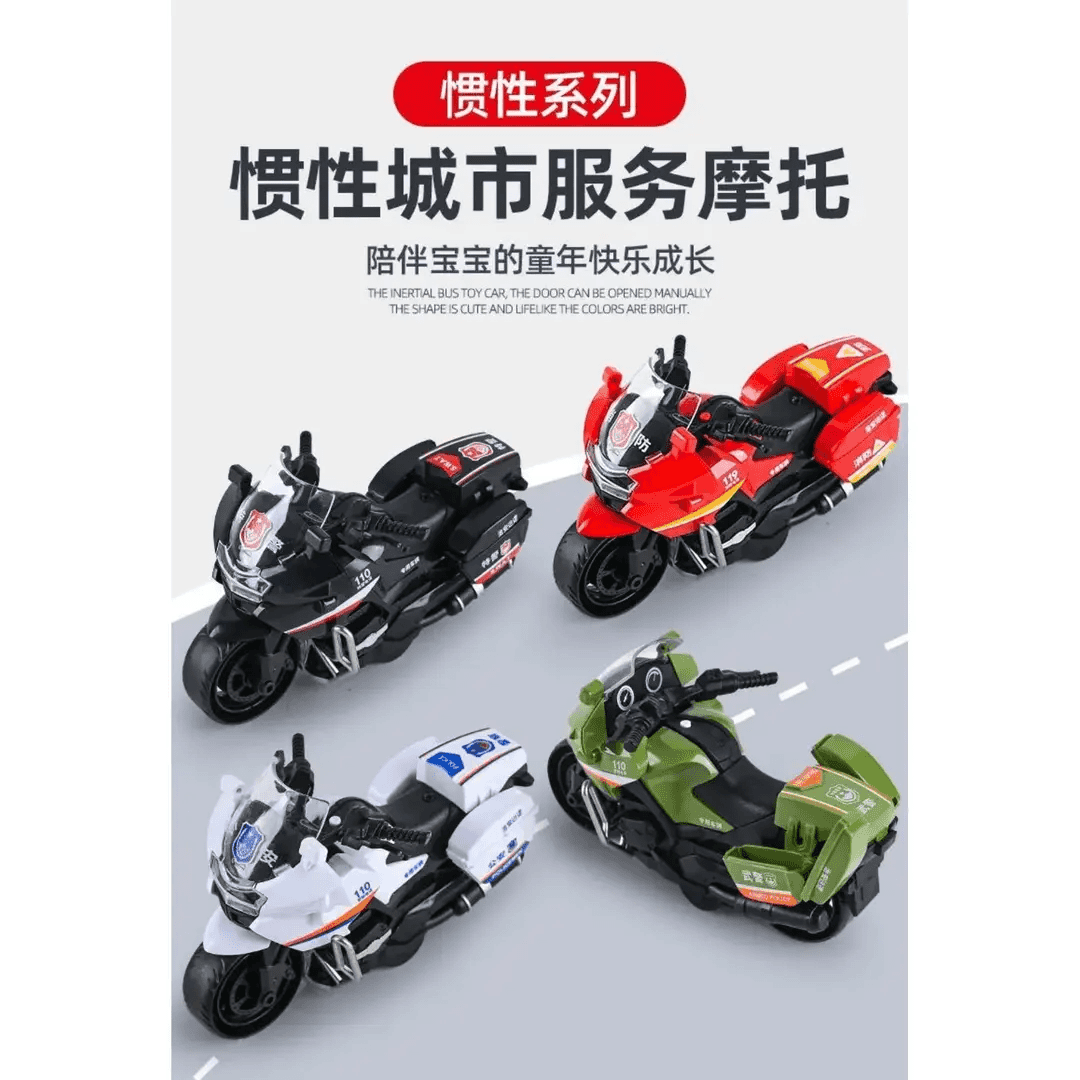 玩具耐摔岁可开门惯性3-6仿真公安消防滑行
