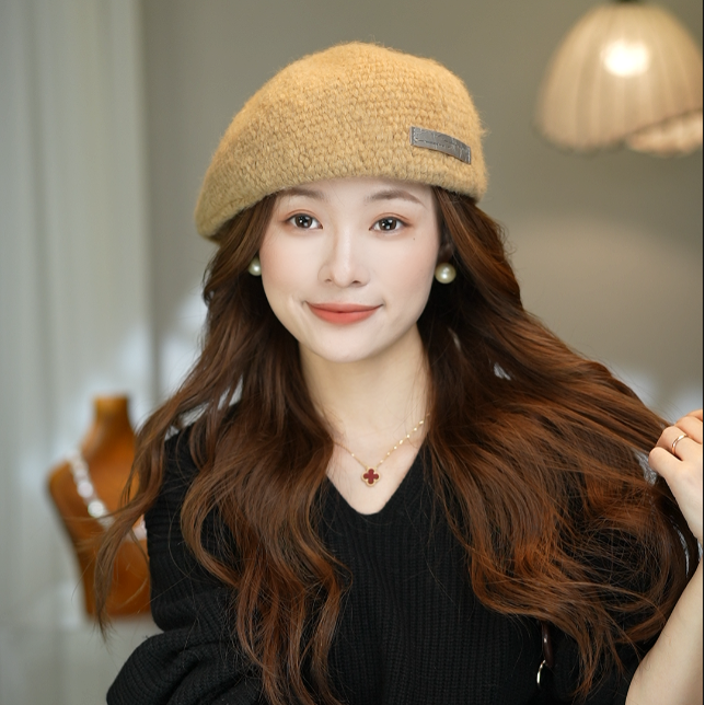 李小玉 2025 新款 “冰岛贝雷” 前进贝雷三帽合一显脸小百搭蓓蕾帽