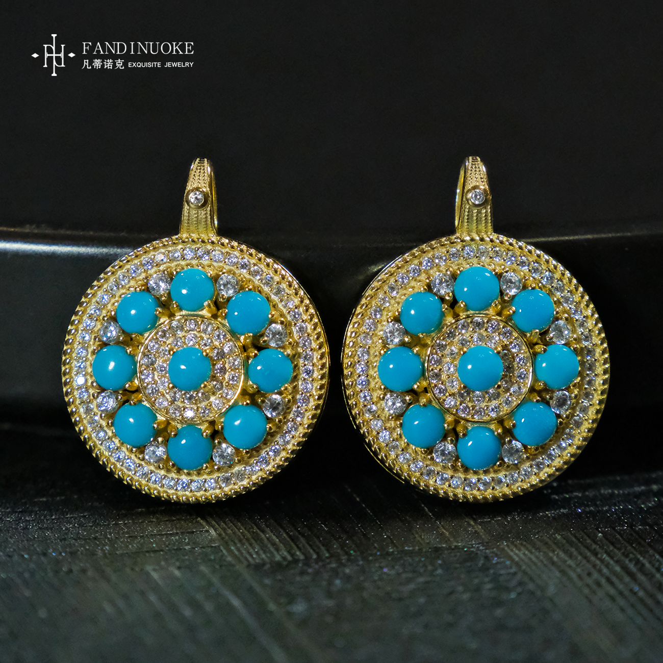 【加加专属】29 MJ87712-S925银绿松石设计款吊坠-多样性发一件-3mm