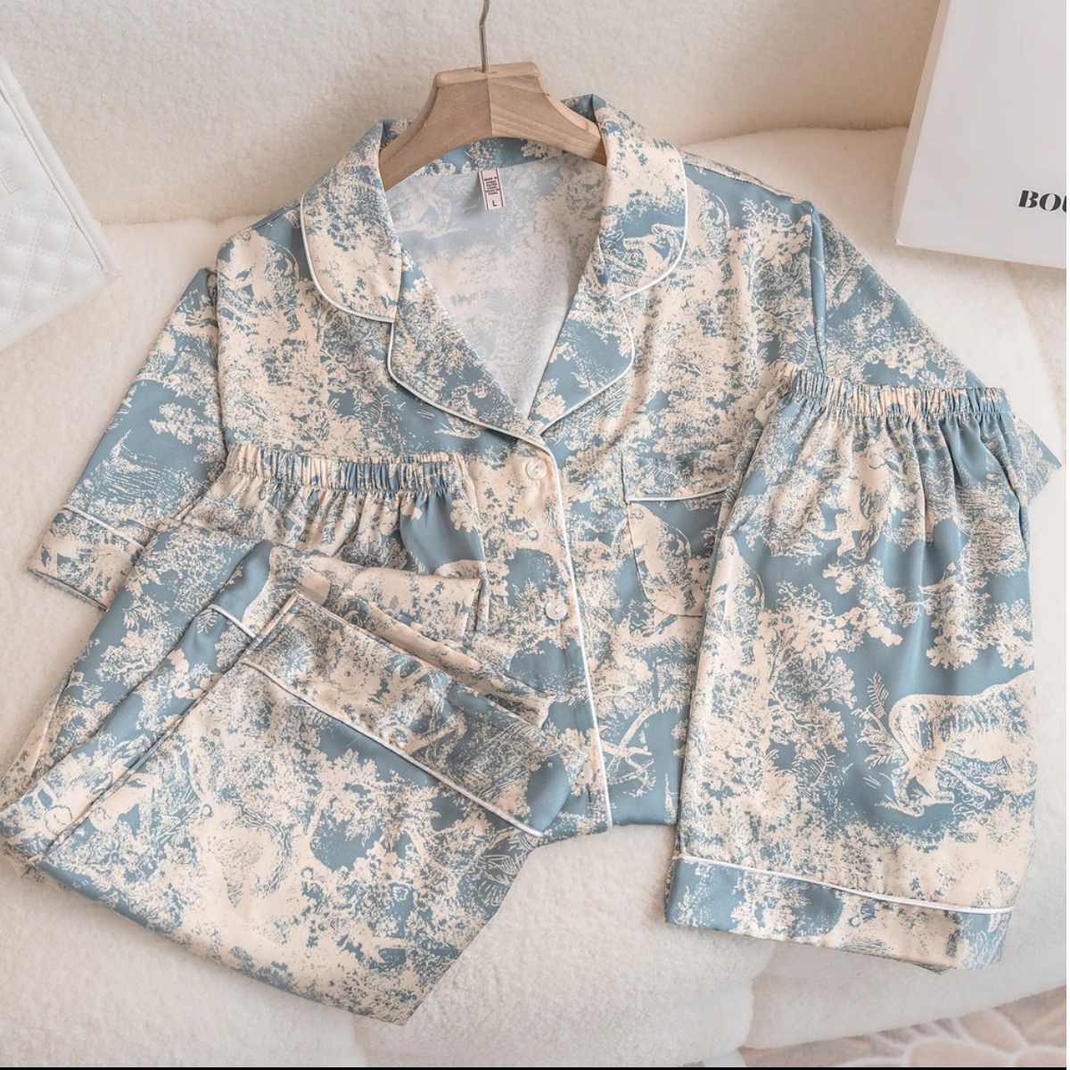 DAVINCIART达芬奇密码爆款迷雾世界时尚高档睡衣轻奢舒适感家居服