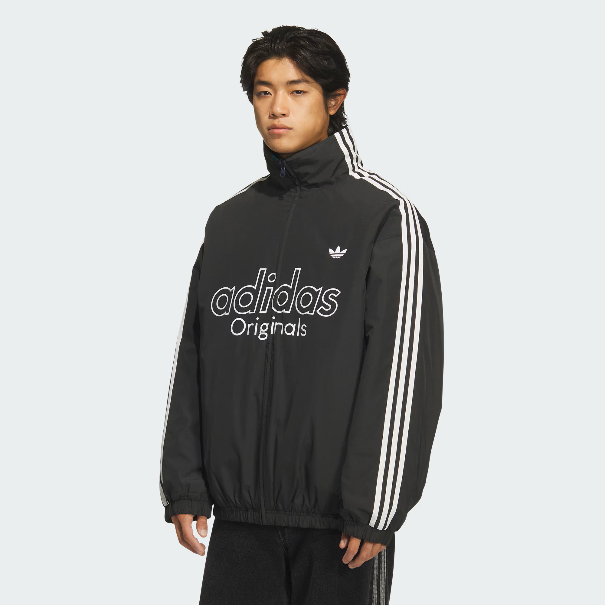adidas阿迪三叶草冬季男子RS M REV JKT时尚双面穿宽松棉服KS5954