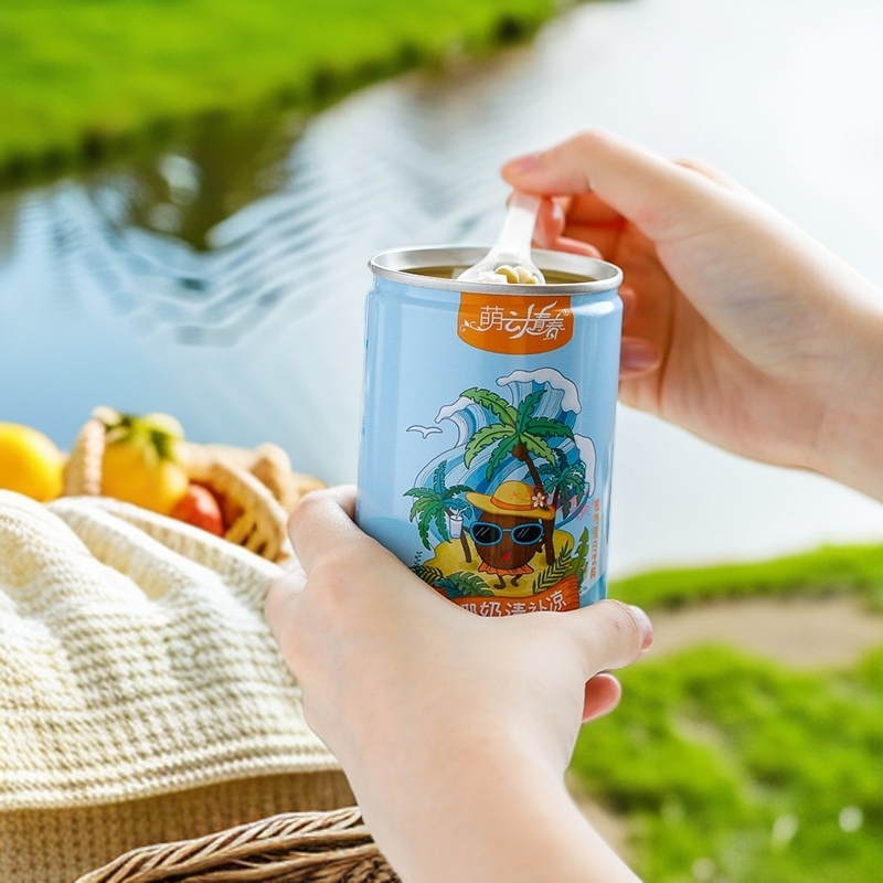 【6罐】萌动青春椰奶清补凉245g经典名小吃 海南椰汁鲜榨新鲜特产