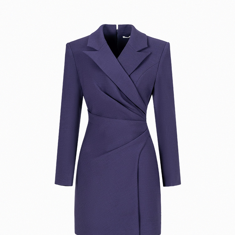 MAGGIE MA马婧品质女装气质通勤轻奢气场强大女装西装连衣裙016D