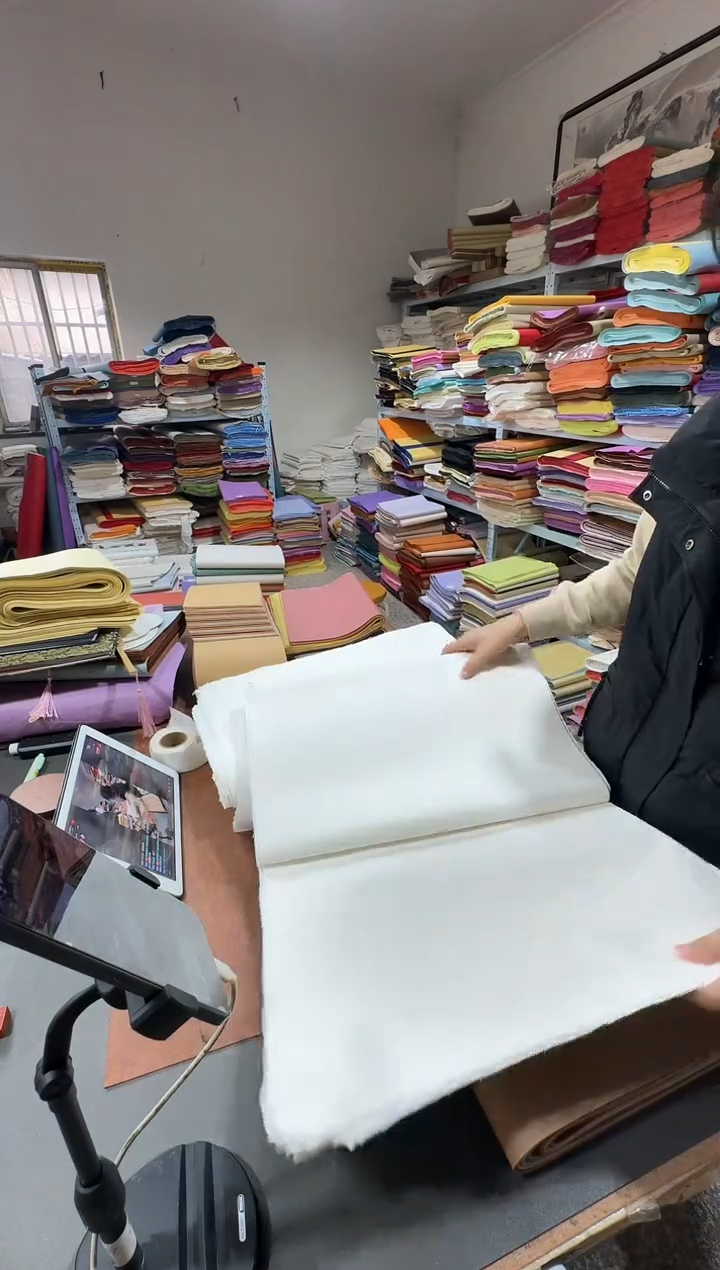 45*190手工白色生宣边料50张