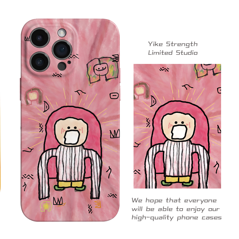 哇啦啦适用苹果16promax/全包可爱手机壳insVIVO华为