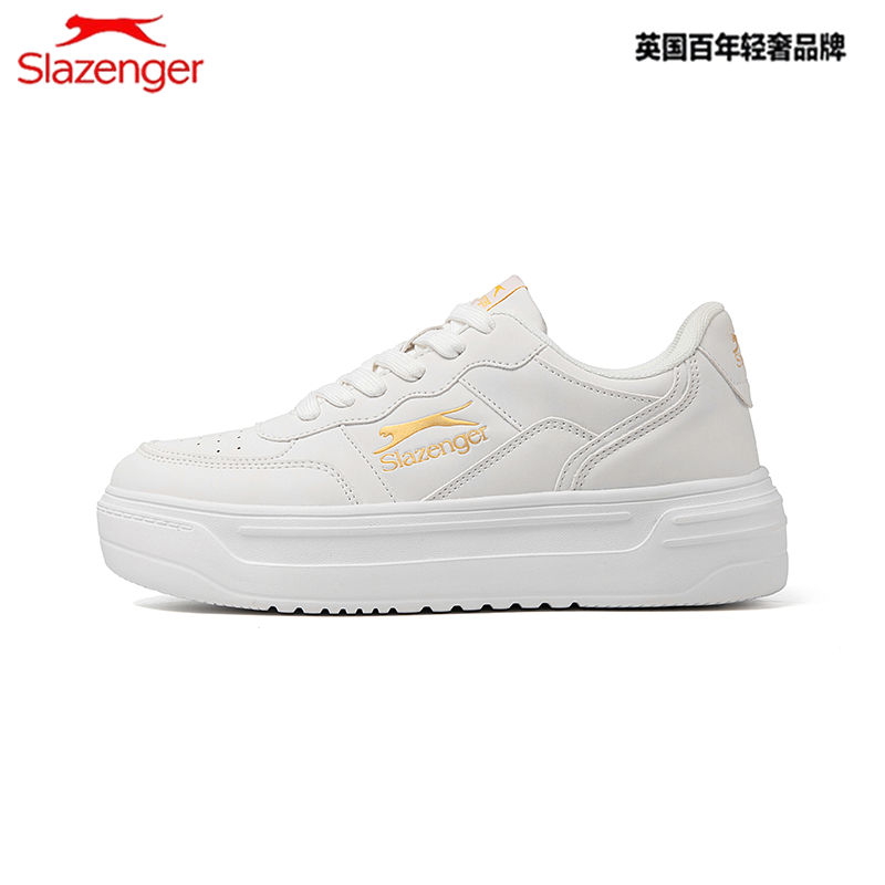 【英国Slazenger】百年轻奢品牌新款休闲百搭时尚小白鞋S96SLXG01