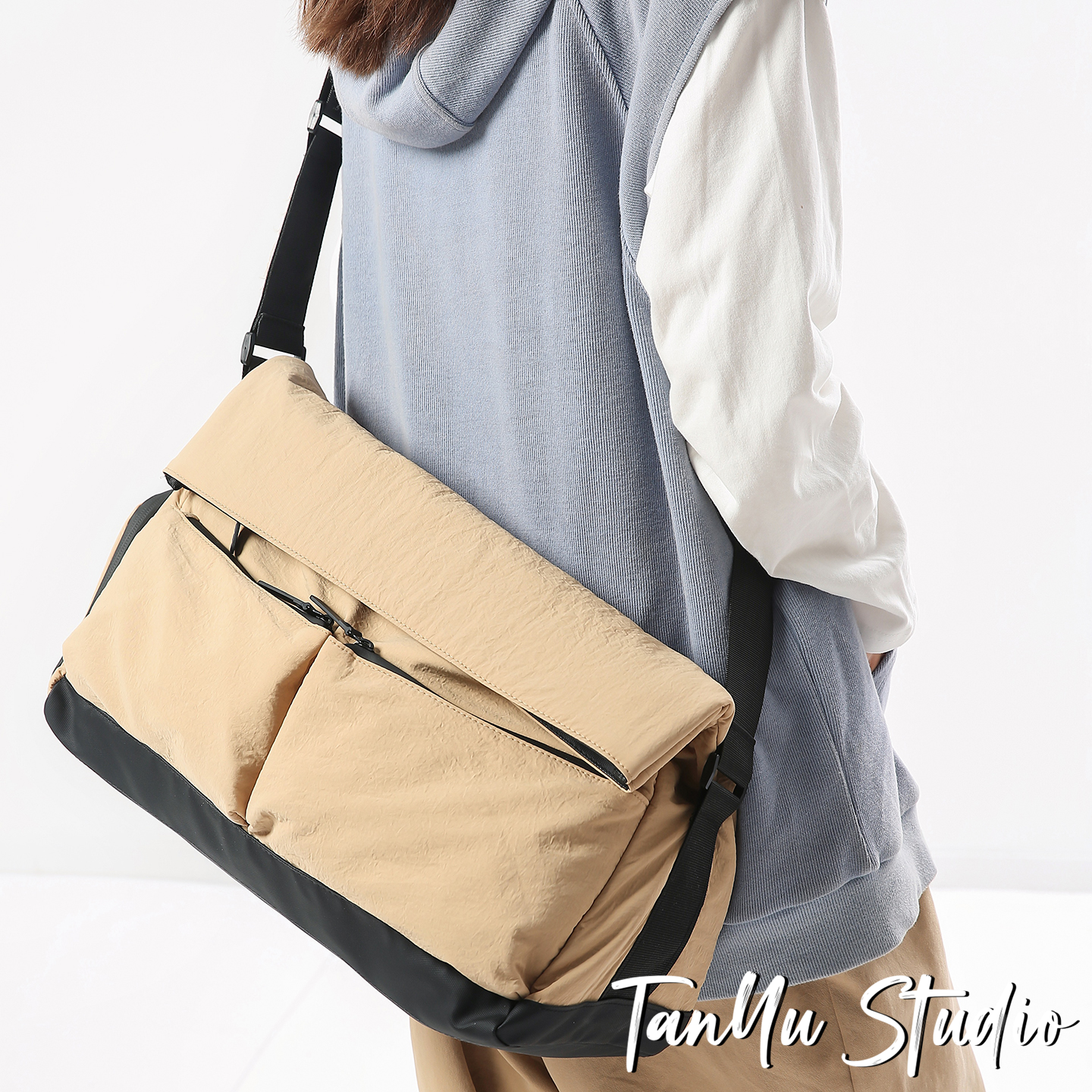 探屿健身包干湿分离女手提旅行包潮牌背包男运动通勤训练包大容量