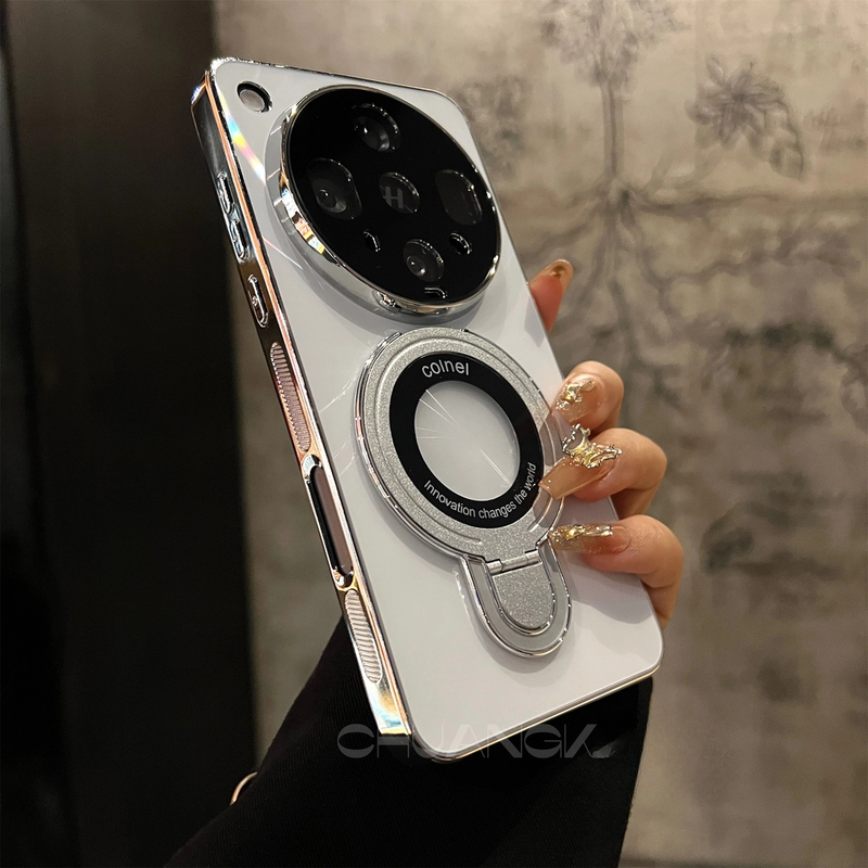 高级感适用OPPOFindx8Ultra炫彩散热防滑X8Pro磁吸支架手机壳X8s+