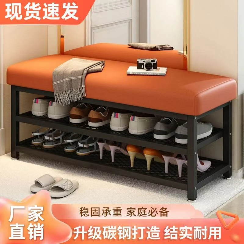 换鞋凳入户玄关穿鞋凳轻奢简约鞋架可坐式客厅大容量鞋架门口家用