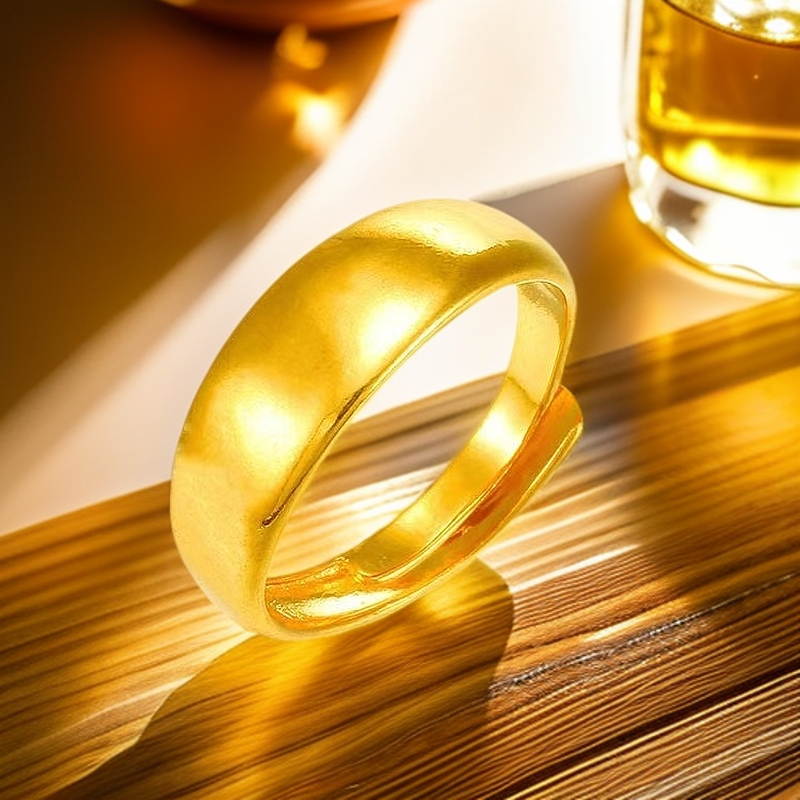 简约光面戒指创意饰品DIY【ZL】