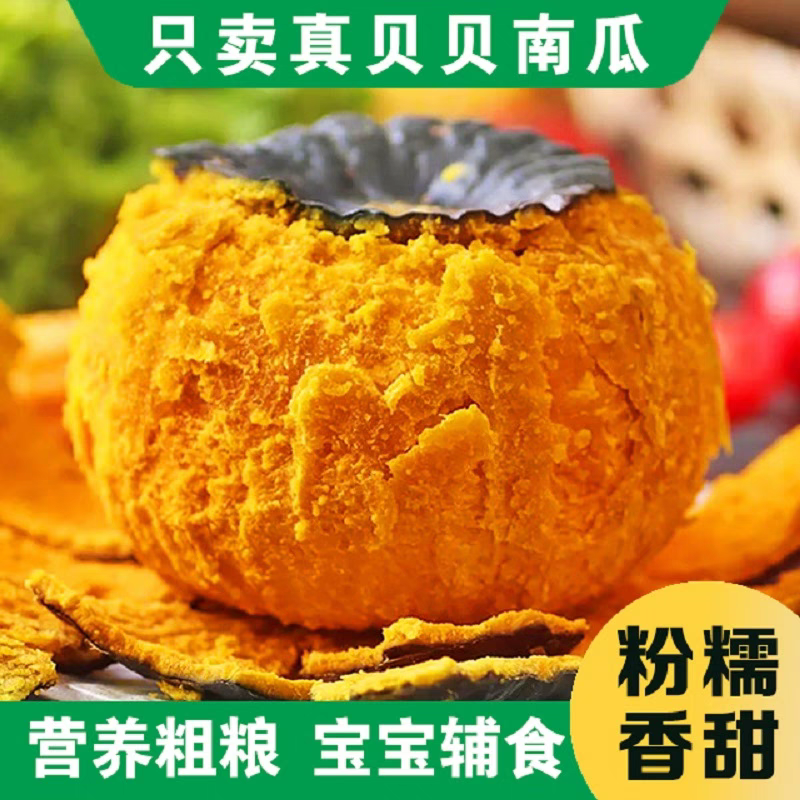 正宗贝贝南瓜宝宝辅食粉糯香甜板栗味现摘现发（陕西山东两仓发货）