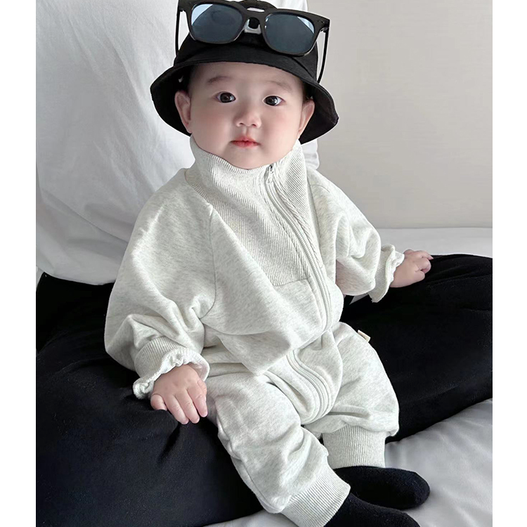 男女婴童春秋秋季长袖爬服哈衣婴儿春秋装洋气1-衣服外出连体衣