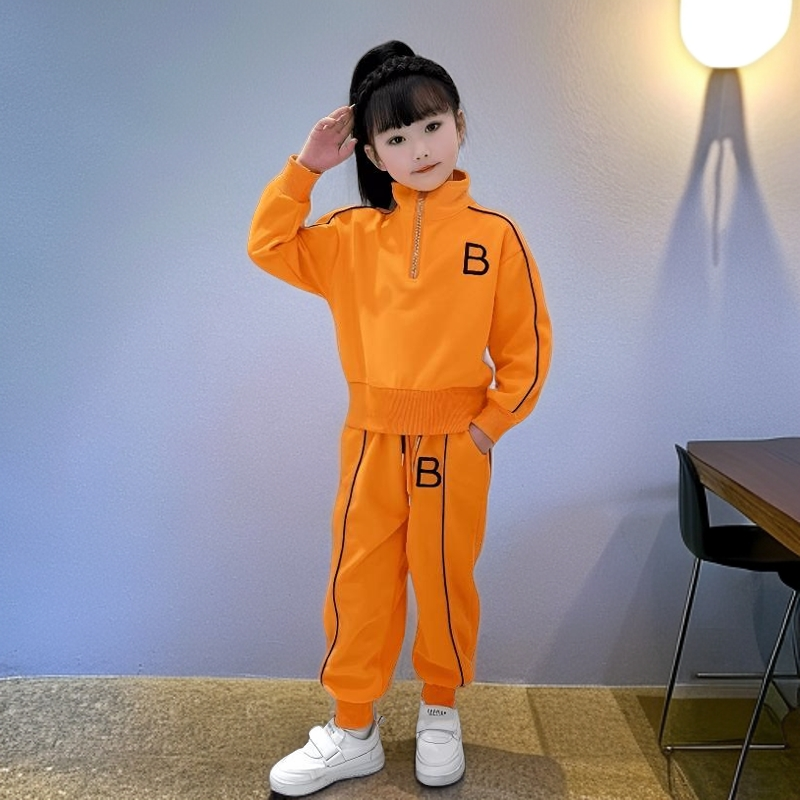 女童套装春秋款2025新款元气活力童装女孩春季衣服儿童春装两件套