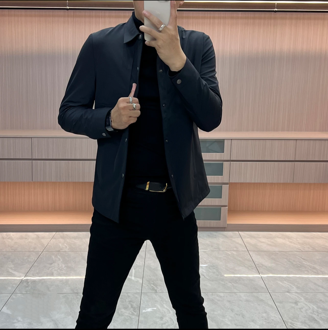 休闲韩版秋季简约百搭夹克外套修身商务百搭翻领气质短款纯色外衣