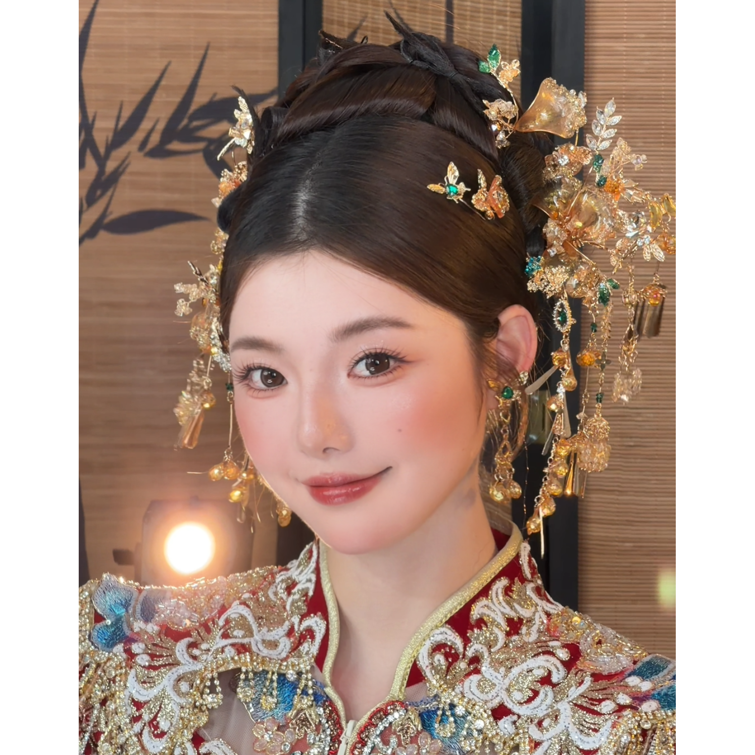 2025（金枝玉叶）新款秀禾中式新娘结婚饰品411