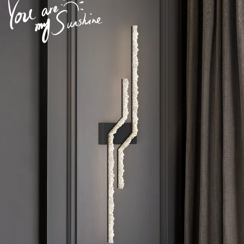 卧室壁灯格栅灯客厅电视背景墙极简轻奢大气长条灯床头灯楼梯装饰