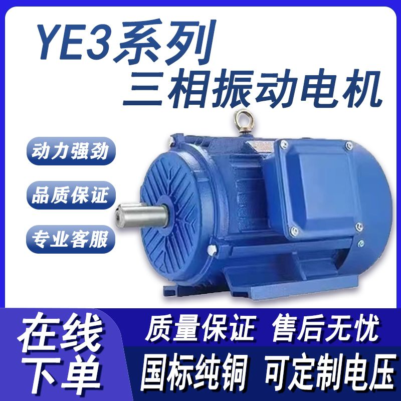 电机YE3三相异步电动机380v全铜立式卧式b35立卧两用型号厂家直销
