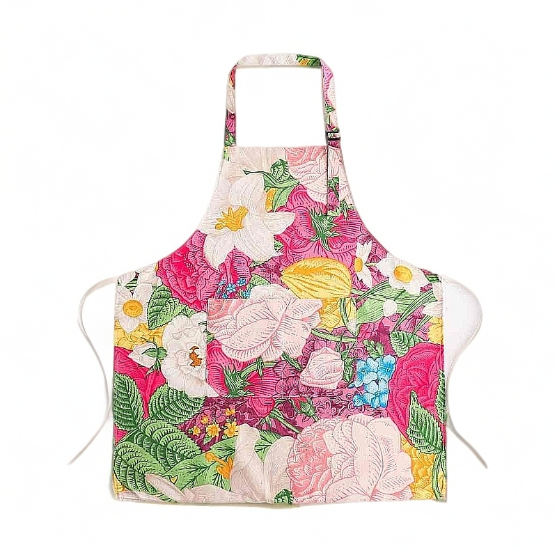 新款网红围裙帆布防水防油污家用厨房做饭工作服女护衣挂脖可调节