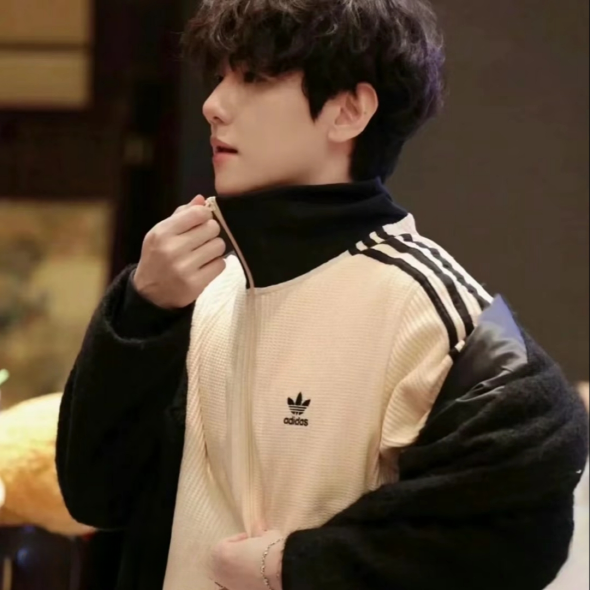 【明星同款】阿迪三叶草休闲时尚JACKET男女同款休闲外套JW0109