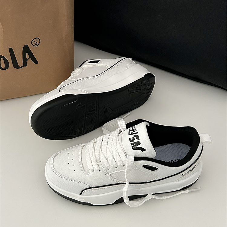 经典百搭小白鞋男鞋2025年秋季新款情侣轻便板鞋小众休闲运动鞋