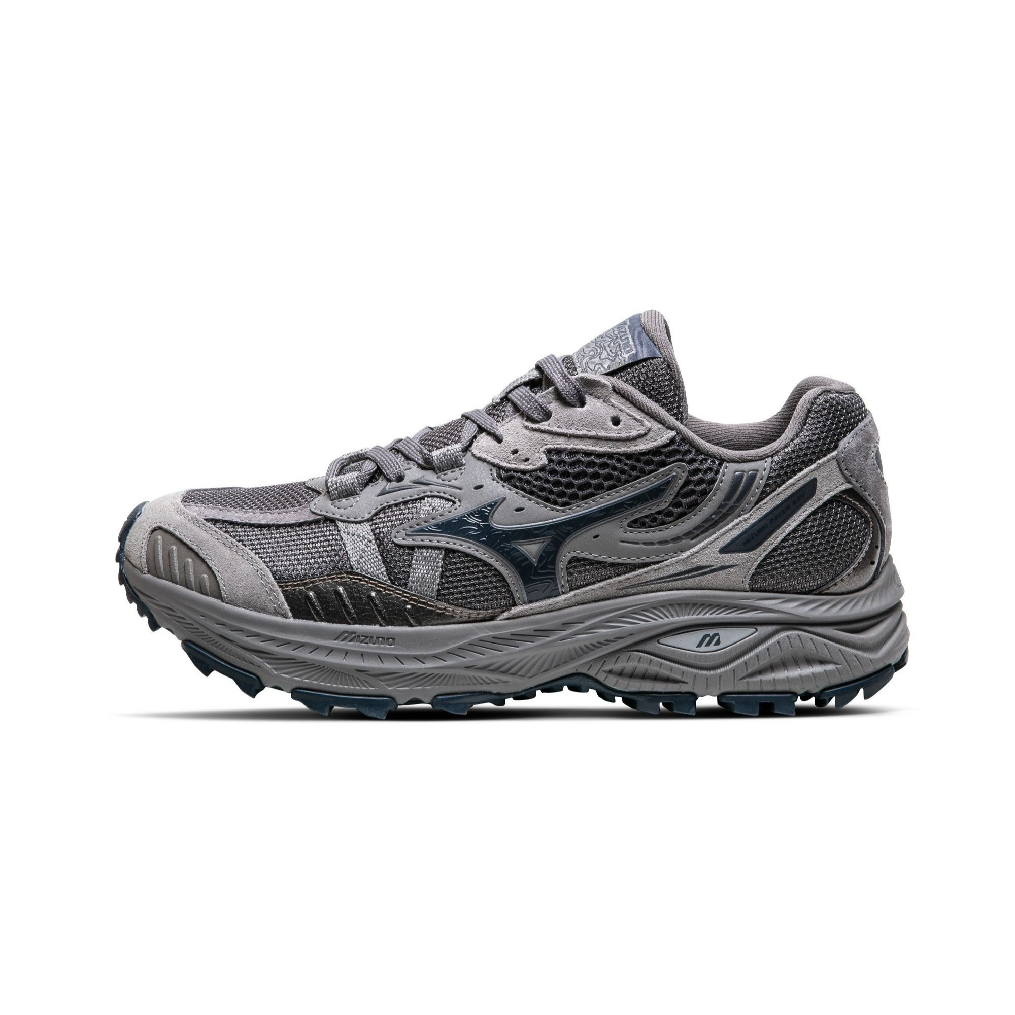Mizuno/美津浓山系户外徒步登山轻野鞋运动跑步鞋04灰色RACER ADV