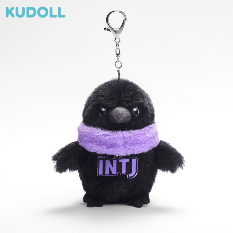 KUDOLL库岛玩偶16型人格MBTI渡鸦INTJ毛绒挂件玩偶送礼孵化