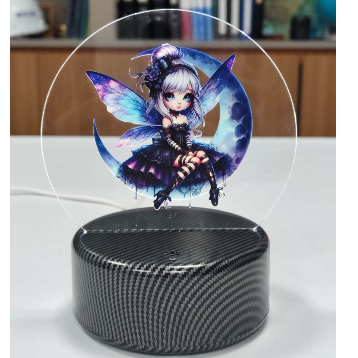 智能语音控制空调小夜灯 床头氛围LED灯 导光板定制 Type-C日语版