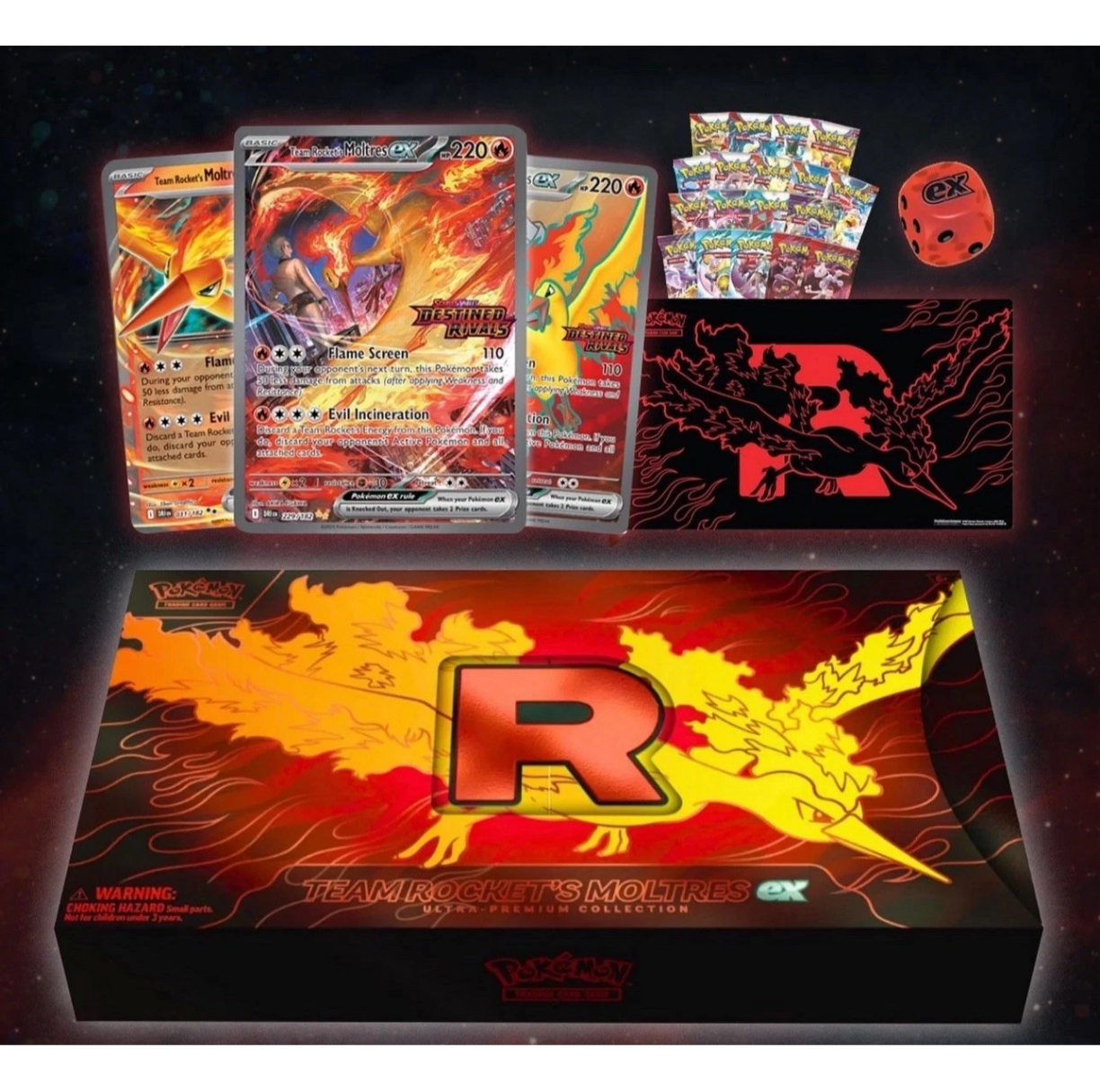 欧皇老K | 美版宝可梦 美版火箭队 火焰鸟UPC ·PTCG盲盒【代拆】