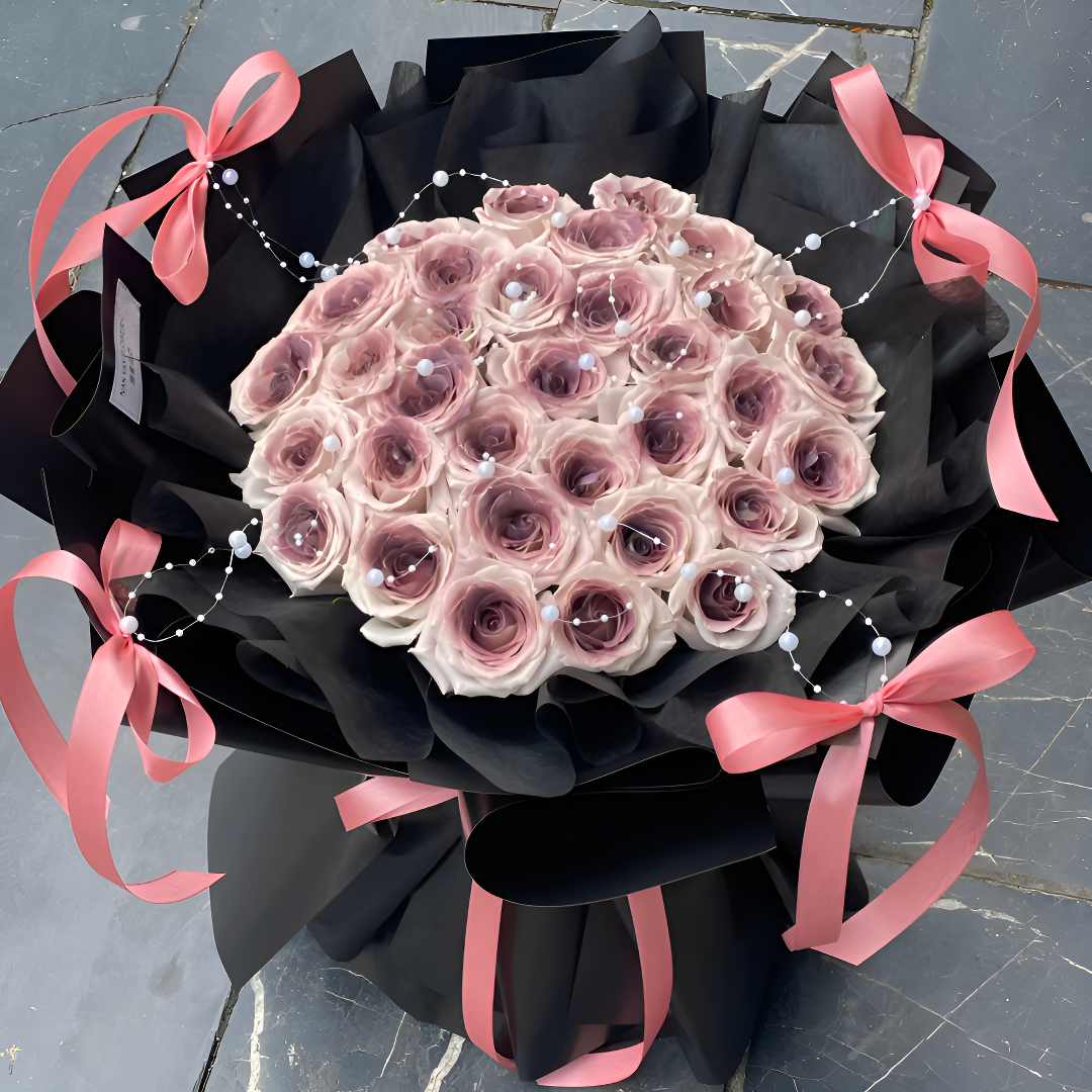 玫瑰生日女生送花上门附近花店配送同城鲜花免费配送上门