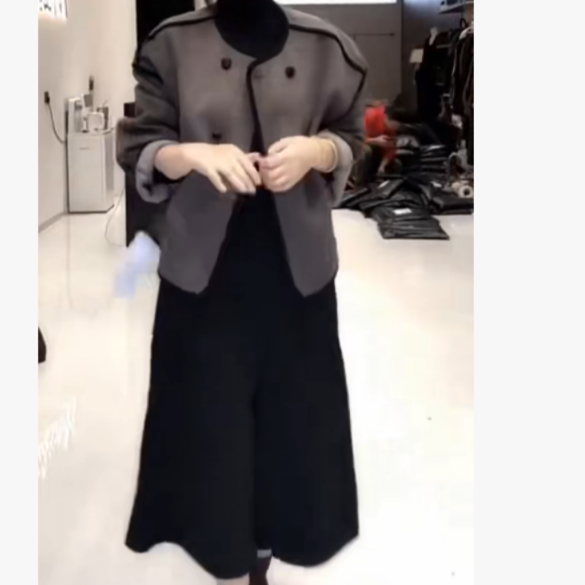 2025冬季新款潮流韩版爆款网红时尚外套裤子NX0S