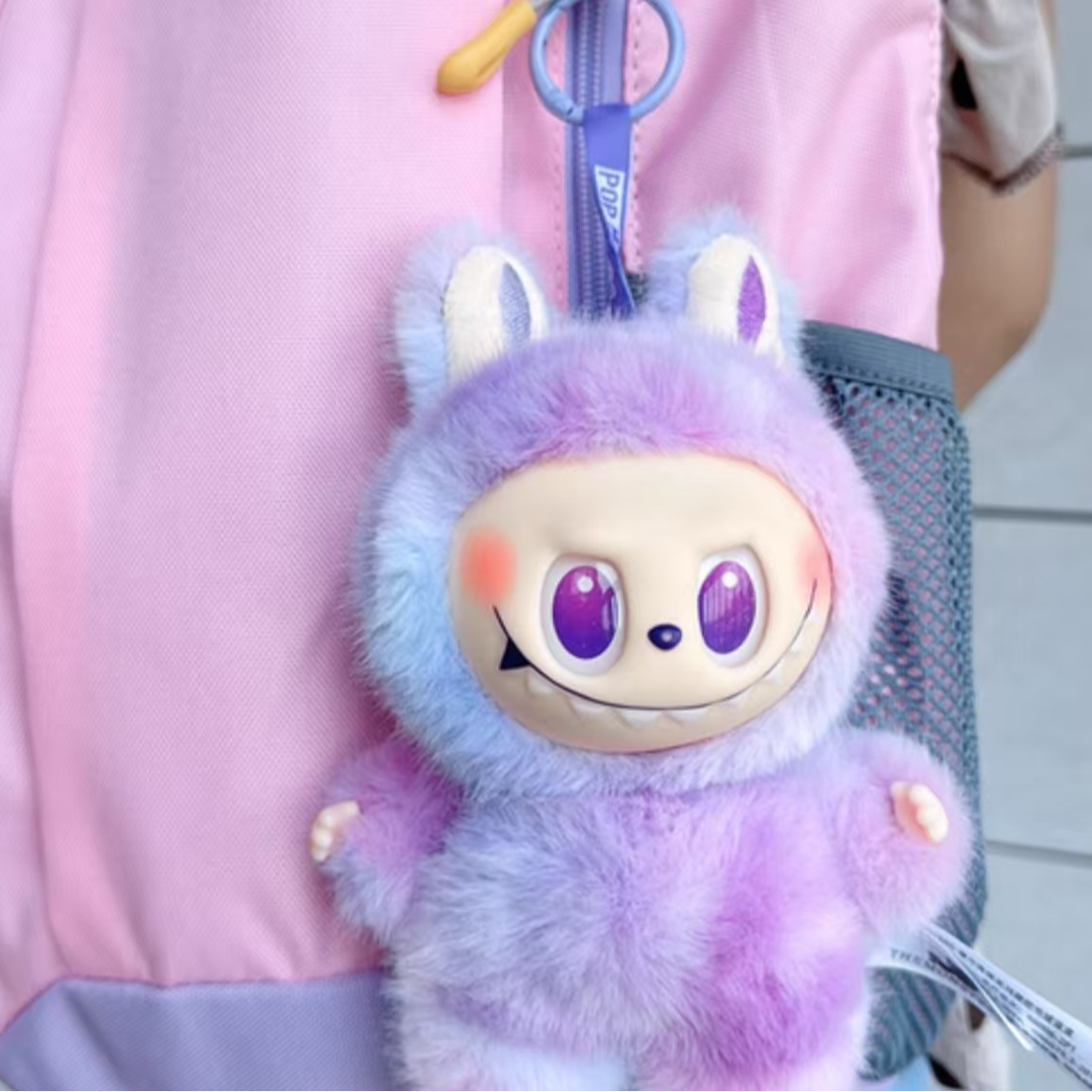 网红爆款卡通拉布布摆件兔子毛绒公仔捏捏乐挂件玩偶节日礼物