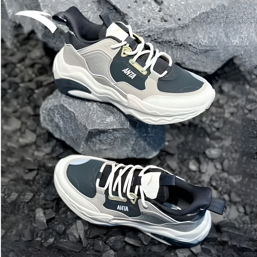 安踏MAX4.0丨欧若动感风男女秋季耐磨运动鞋老爹鞋2518812R-OP